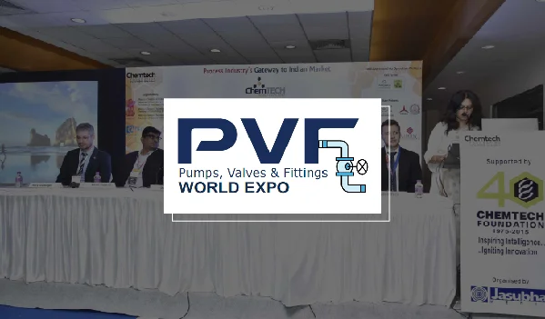 Pumps, Valves & Fittings Expo Banner by Thriam