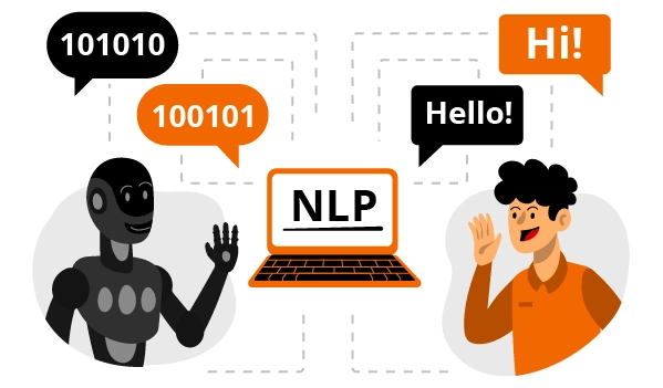Natural Language Processing (NLP) banner by Thriam