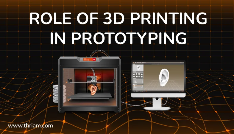 Role of 3D Printing in Prototyping banner by Thriam