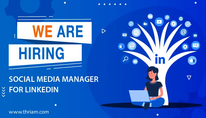 Join Thriam as a Social Media Manager for LinkedIn banner by Thriam