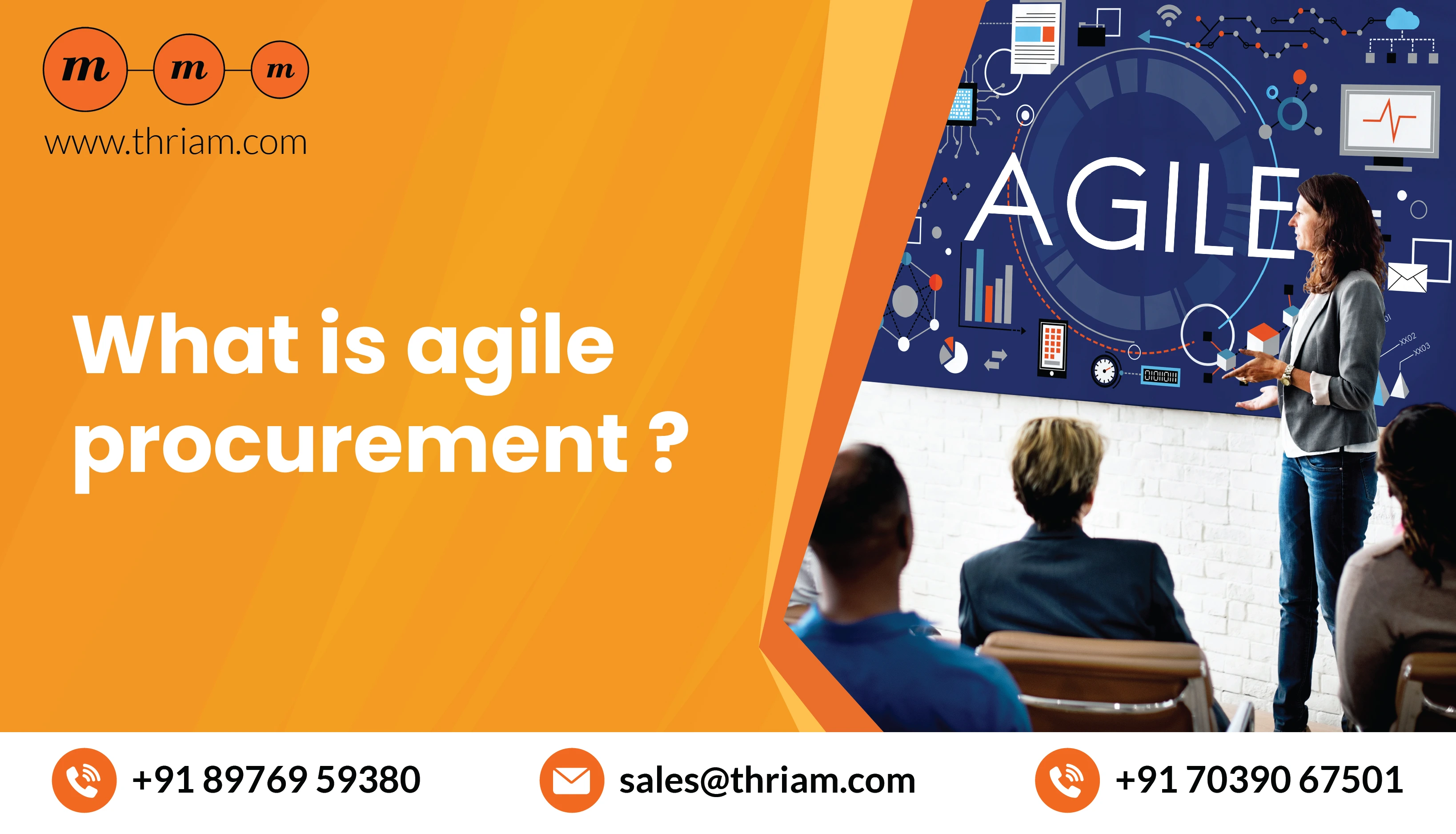 What is agile procurement banner by Thriam