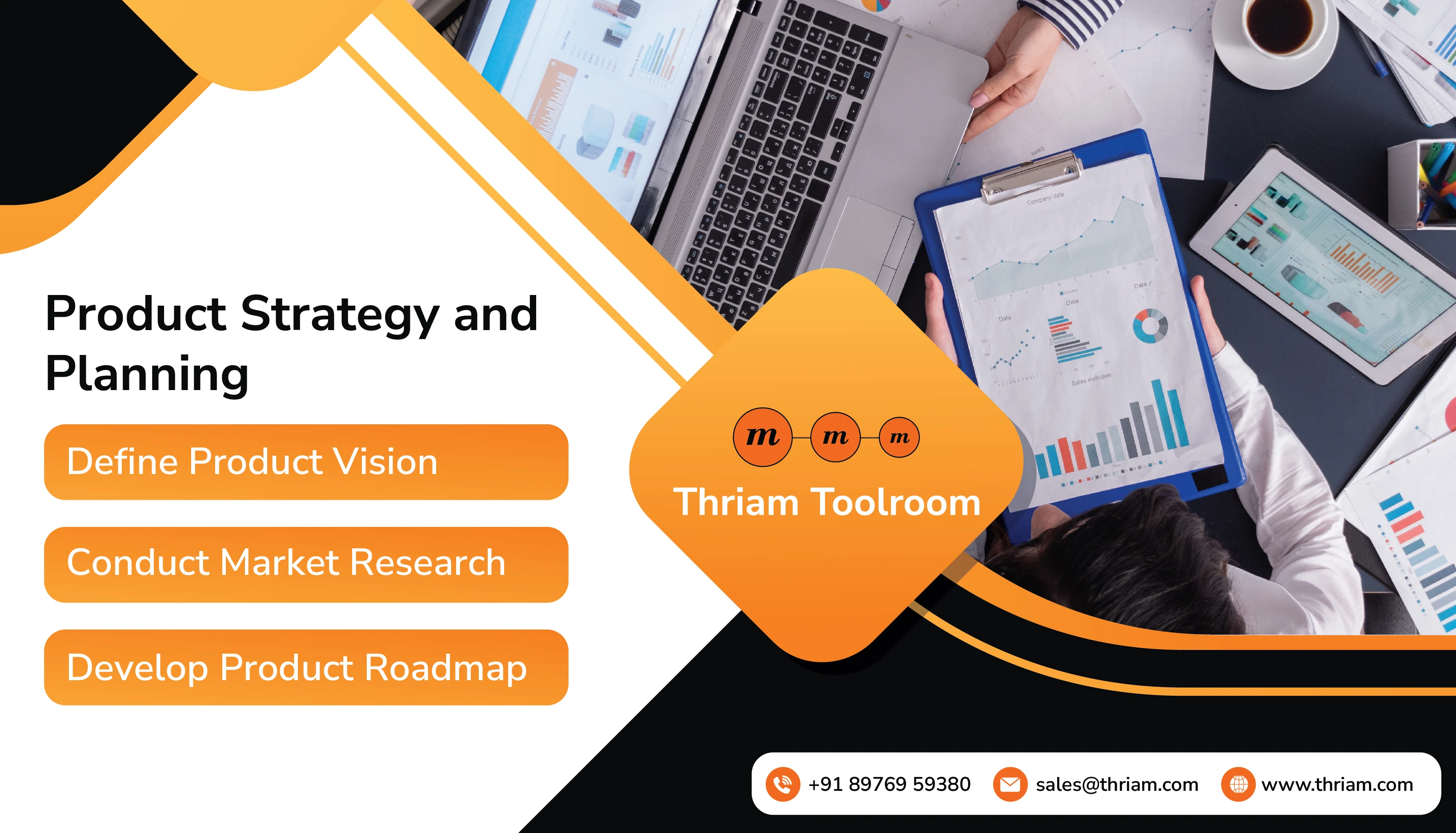 Product Strategy and Planning banner by Thriam