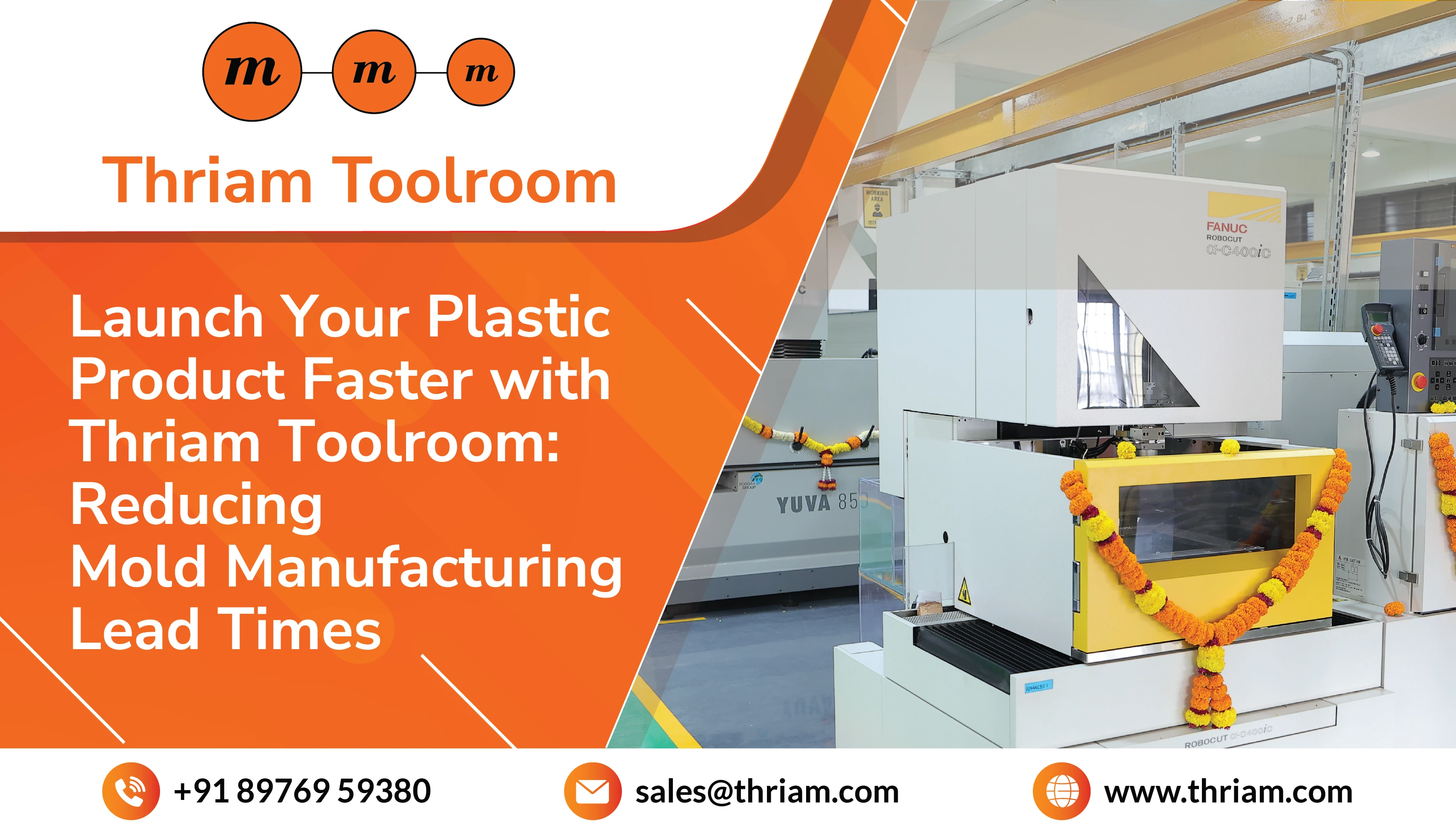 Launch Your Plastic Product Faster with Thriam Toolroom: Reducing Mold Manufacturing Lead Times