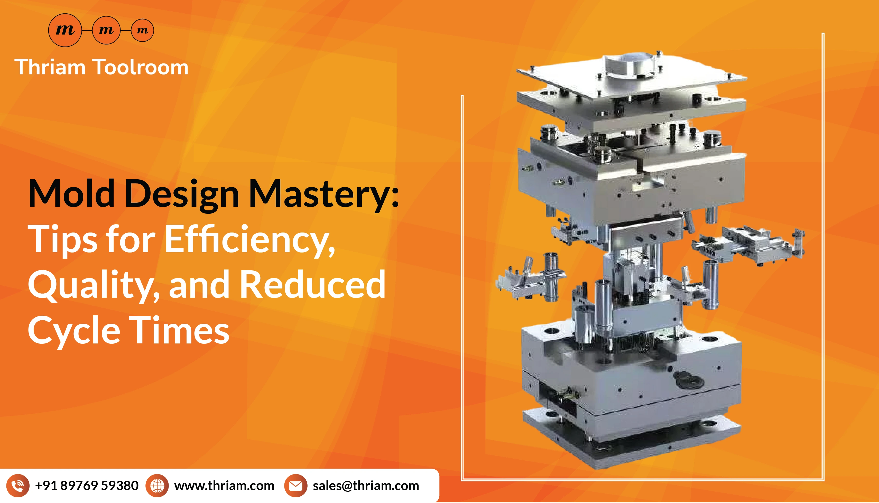 Mold Design Tips for Optimal Efficiency and Quality banner by Thriam