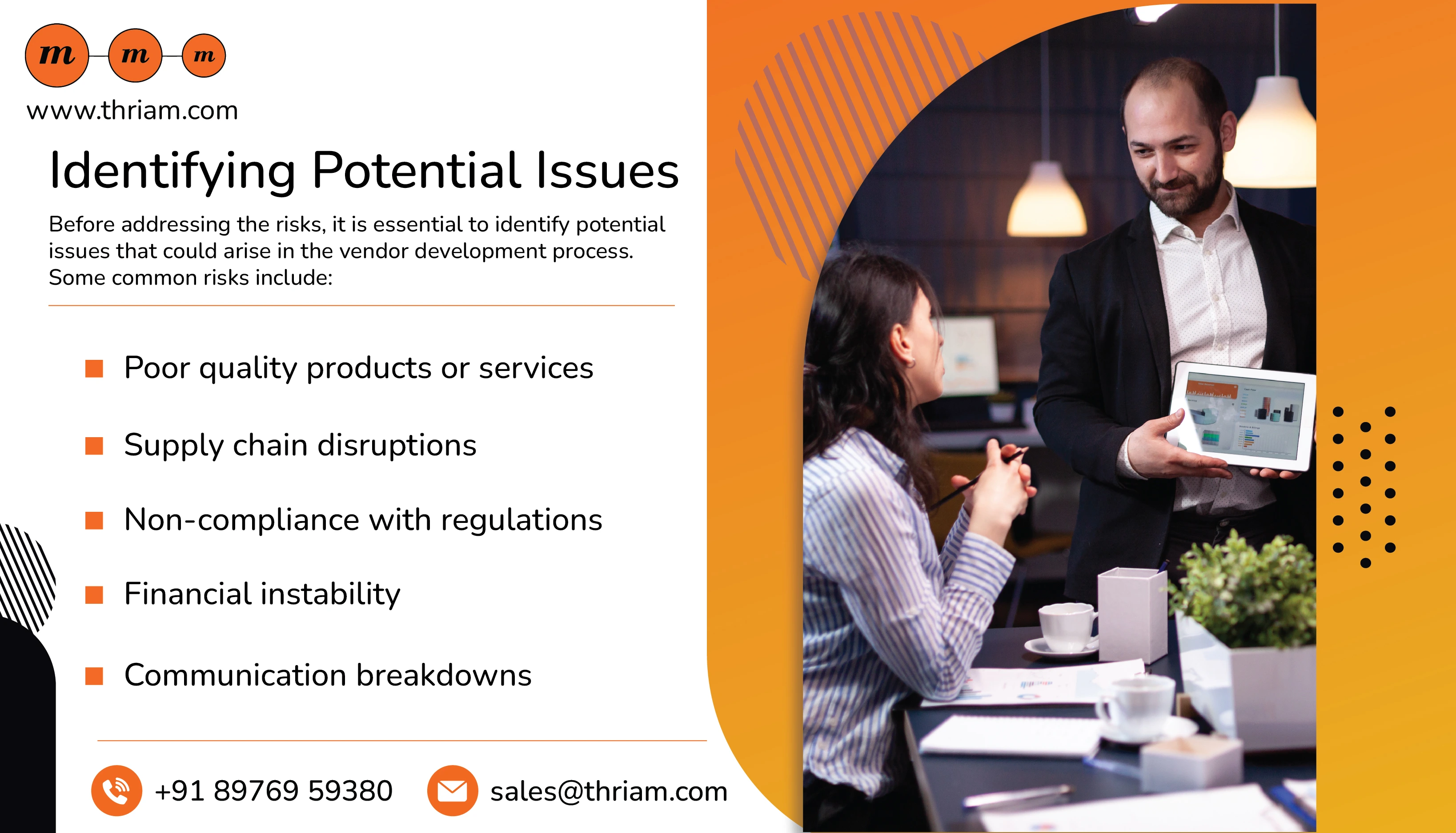 Identifying Potential Issues banner by Thriam