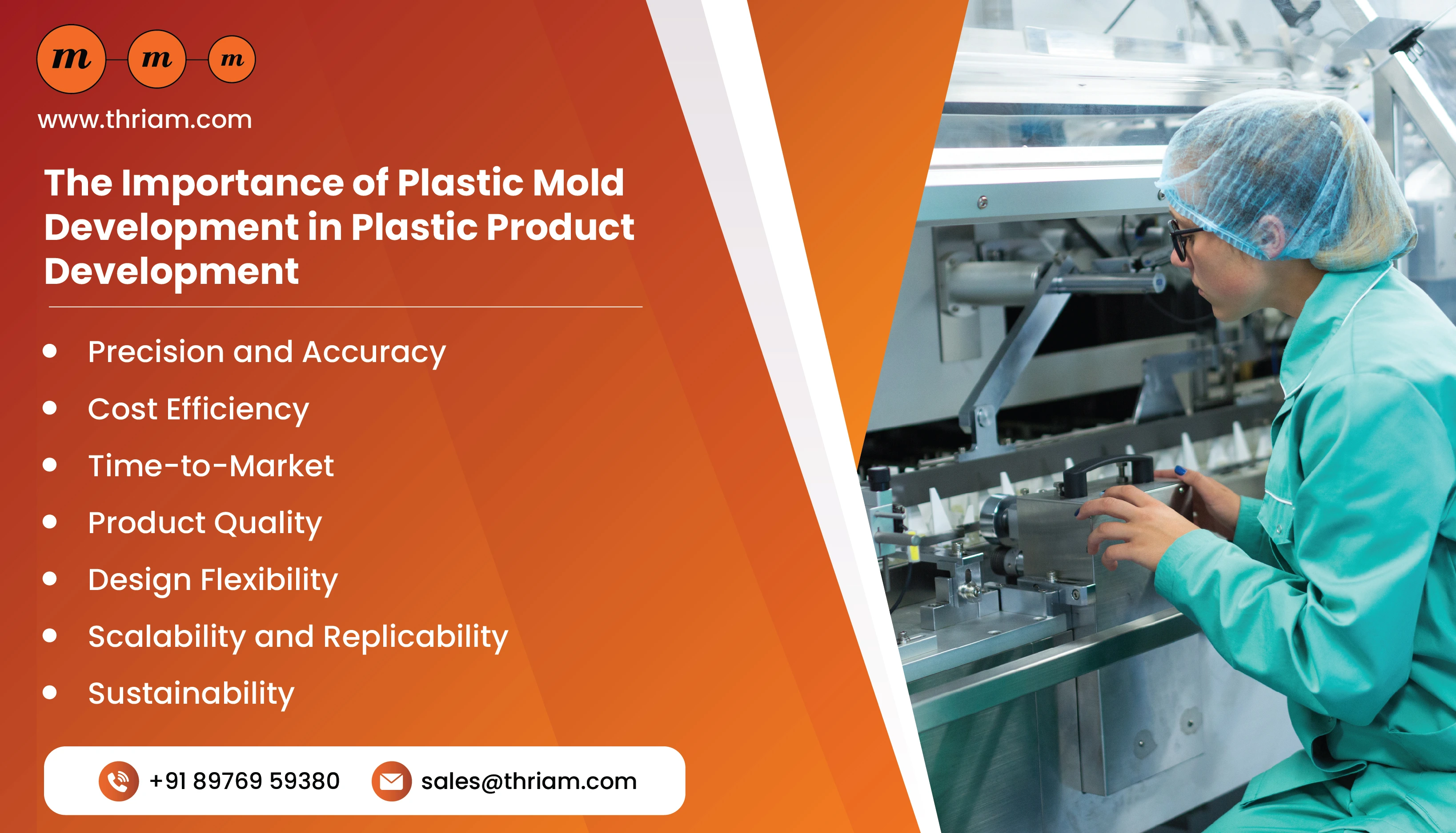 The Importance of Plastic Mold Development in Plastic Product Development banner by Thriam