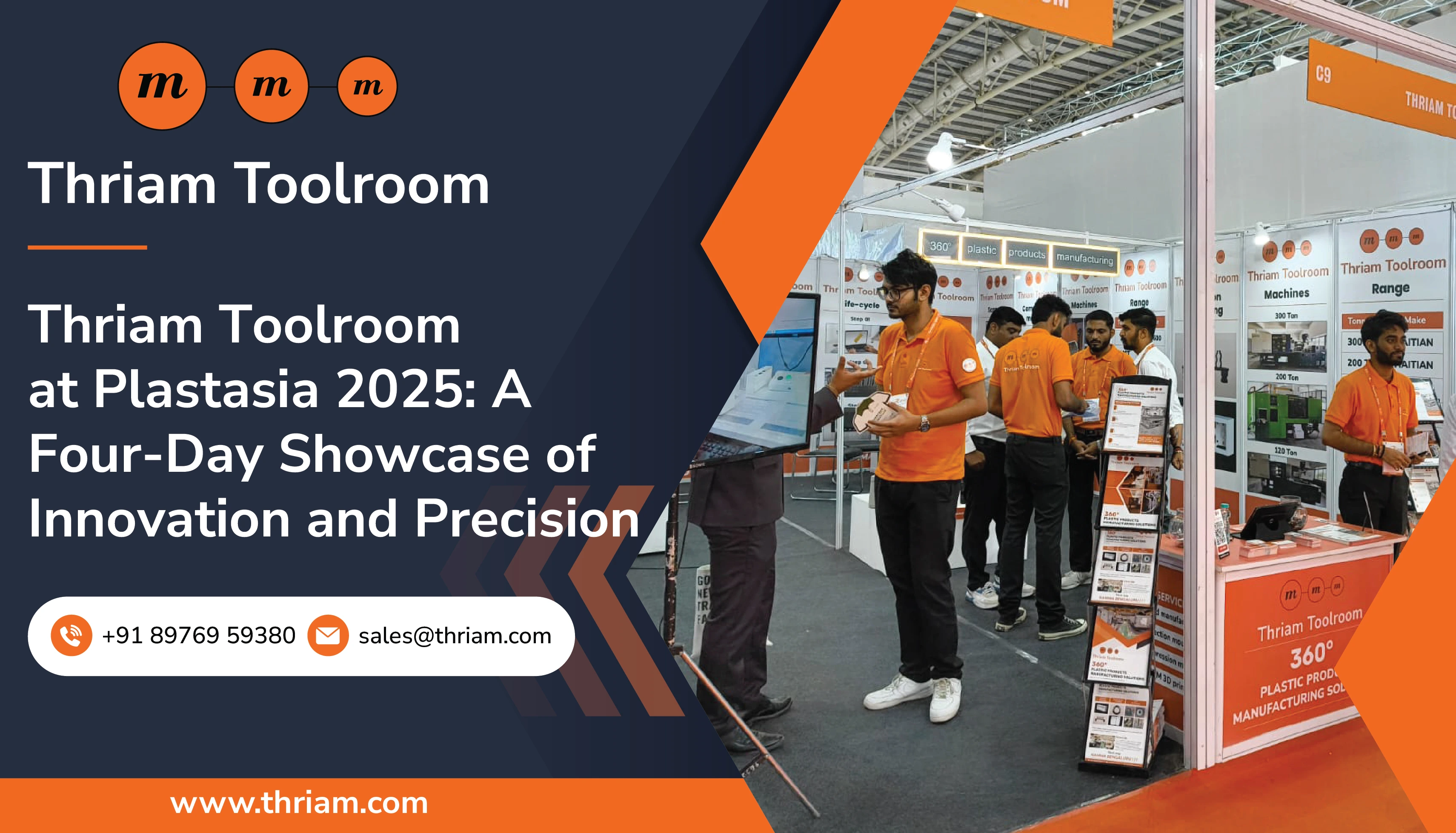 Thriam Toolroom at Plastasia 2025: A Four-Day Showcase of Innovation and Precision banner by Thriam