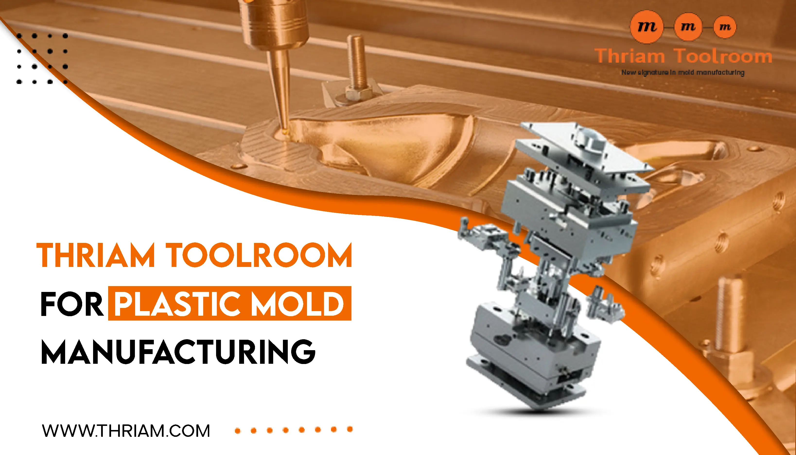 Thriam Toolroom for plastic mold manufacturing banner by Thriam